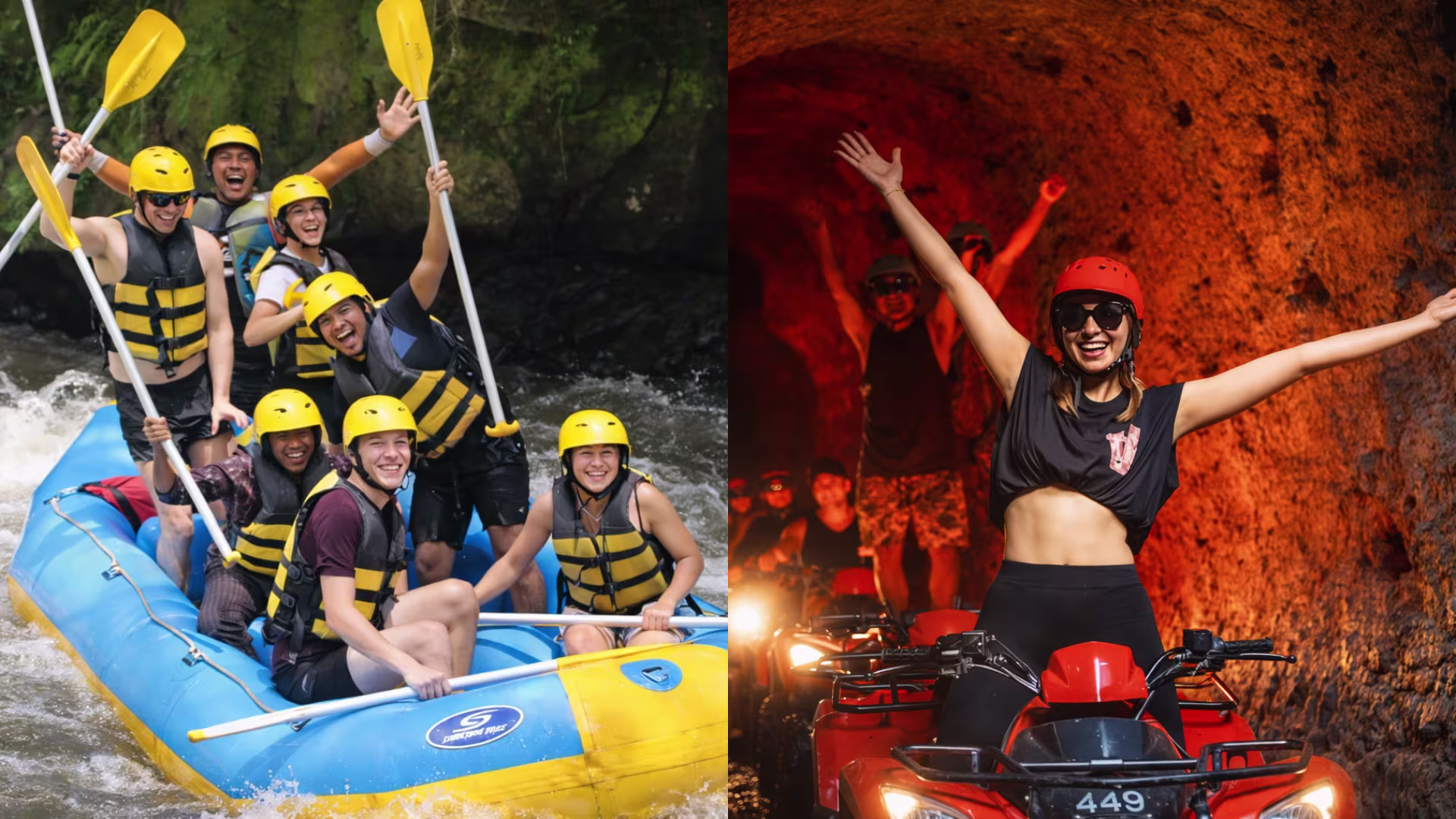 Combo Package Kuber ATV Bali + Ayung River Rafting